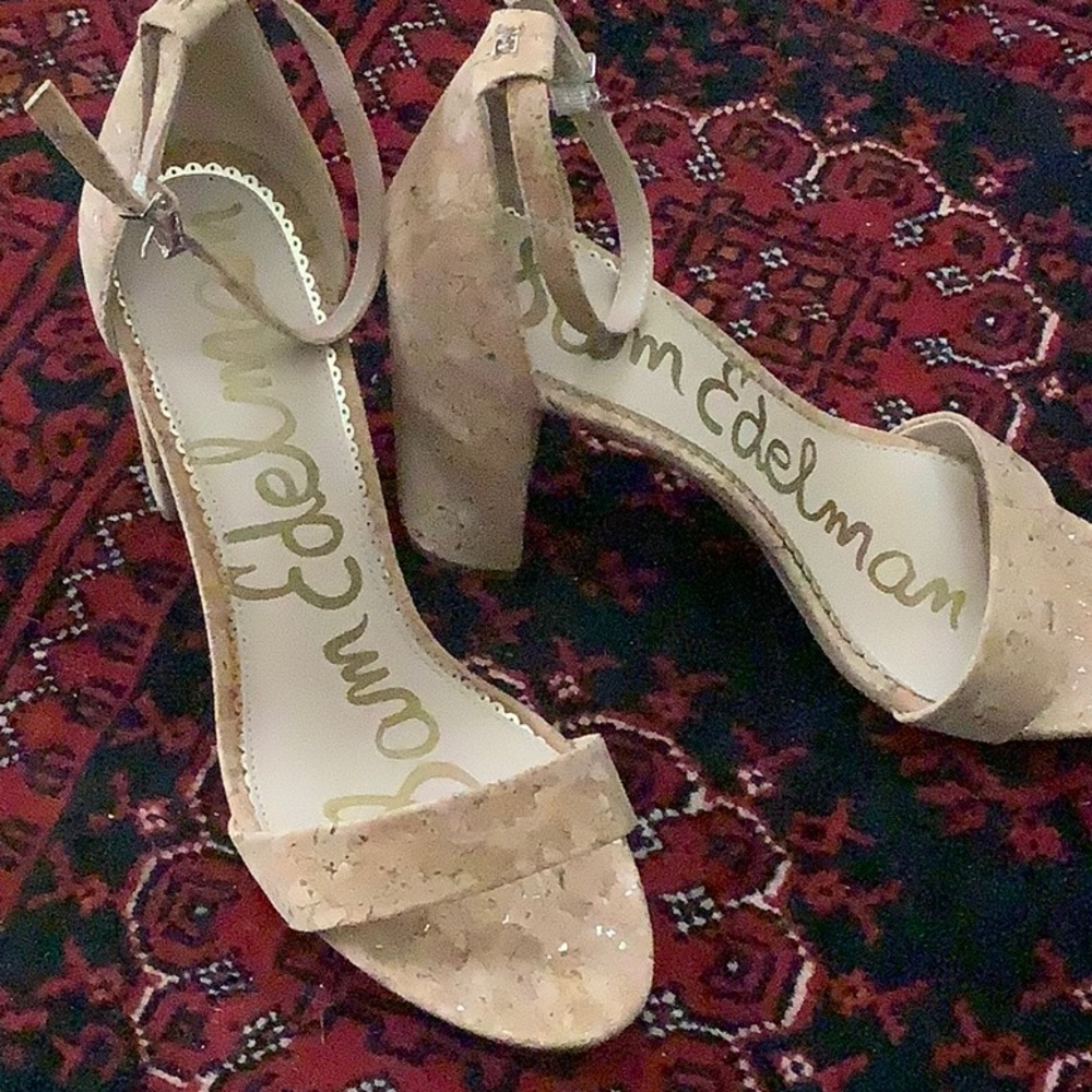 Sam Edelman 10.5 Yaro cork Heels